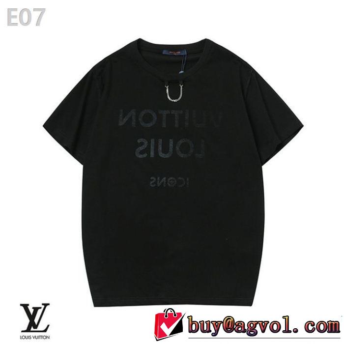  Tシャツ/ティーシャツ  切りっぱなしデザイン ルイ ヴィトン LOUIS VUITTON 3色可選 魅力的な今年らしい