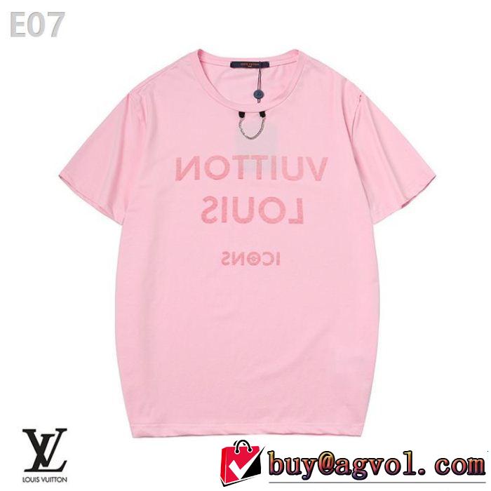 Tシャツ/ティーシャツ  切りっぱなしデザイン ルイ ヴィトン LOUIS VUITTON 3色可選 魅力的な今年らしい