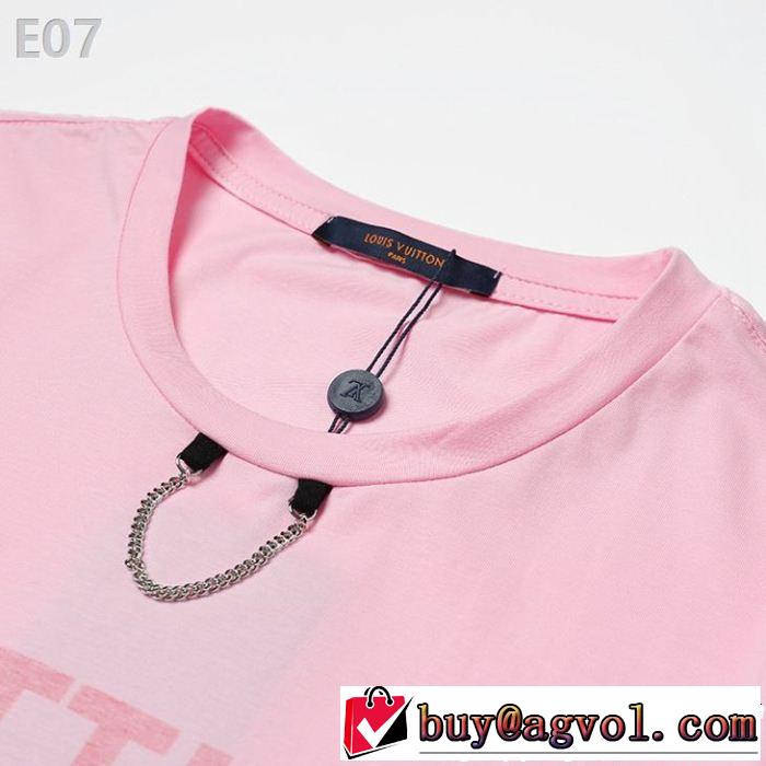 Tシャツ/ティーシャツ  切りっぱなしデザイン ルイ ヴィトン LOUIS VUITTON 3色可選 魅力的な今年らしい