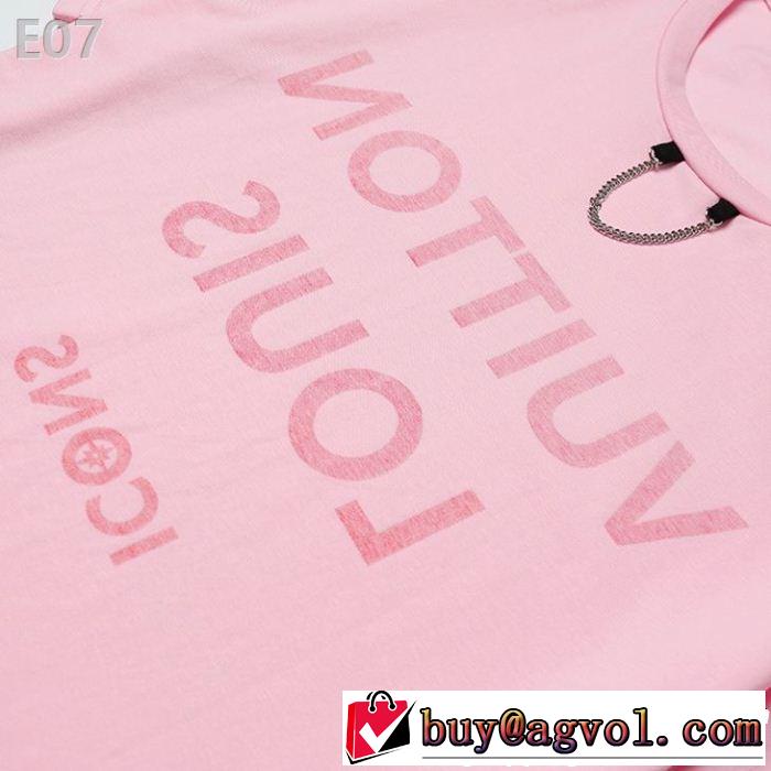Tシャツ/ティーシャツ  切りっぱなしデザイン ルイ ヴィトン LOUIS VUITTON 3色可選 魅力的な今年らしい