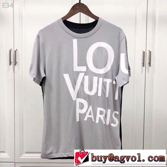 春夏らしい華やか ルイ ヴィトン LOUIS VUITTON 3色可選 Tシャツ/ティーシャツドレスアップ効果も抜群