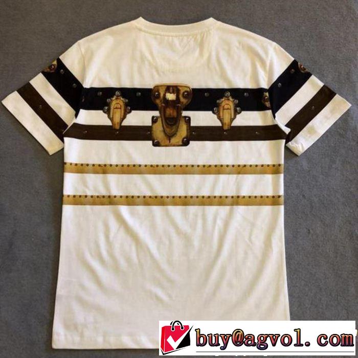 2019夏色っぽさ ルイ ヴィトン LOUIS VUITTON 2色可選 リラックススタイルが実現 Tシャツ/ティーシャツ