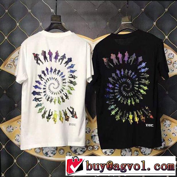  品のよさを感じさ  2色可選 Tシャツ/ティーシャツ ルイ ヴィトンきちんと感が抜群  LOUIS VUITTON 