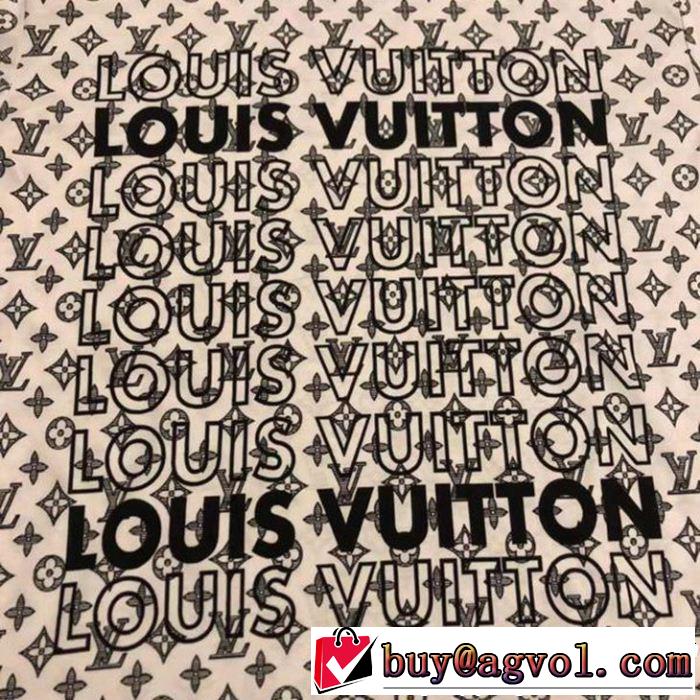 春夏のトレンドアイテム ルイ ヴィトン Tシャツ/ティーシャツ 大胆なデザイン LOUIS VUITTON 2色可選