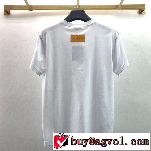 ルイ ヴィトン LOUIS VUITTON洗練されたスタイル 2色可選 Tシャツ/ティーシャツ夏の王道　適度な上品さ