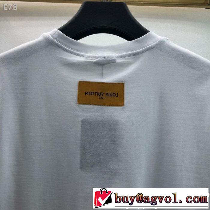 ルイ ヴィトン LOUIS VUITTON洗練されたスタイル 2色可選 Tシャツ/ティーシャツ夏の王道　適度な上品さ