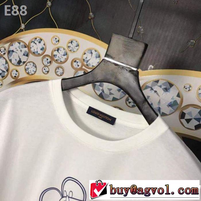 風通しのよい 2色可選 ルイ ヴィトン LOUIS VUITTON 2019年春夏流行ファッション Tシャツ/ティーシャツ