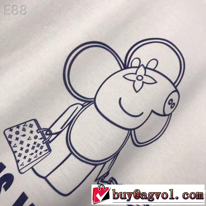 風通しのよい 2色可選 ルイ ヴィトン LOUIS VUITTON 2019年春夏流行ファッション Tシャツ/ティーシャツ