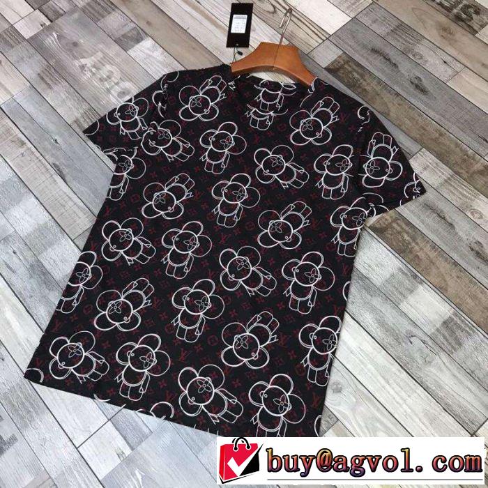Tシャツ/ティーシャツ ルイ ヴィトン LOUIS VUITTON 大人のこなれた着こなし2色可選  抜け感のある夏着物