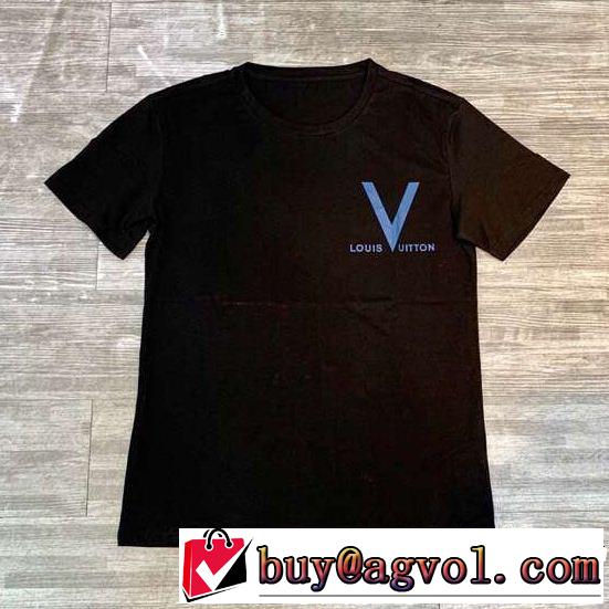 トップスをインするスタイル ルイ ヴィトンTシャツ/ティーシャツ LOUIS VUITTON 2色可選 快適な着心地