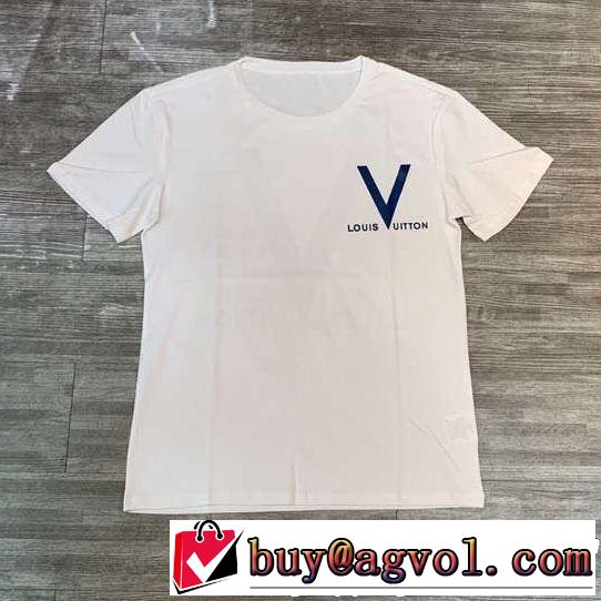 トップスをインするスタイル ルイ ヴィトンTシャツ/ティーシャツ LOUIS VUITTON 2色可選 快適な着心地