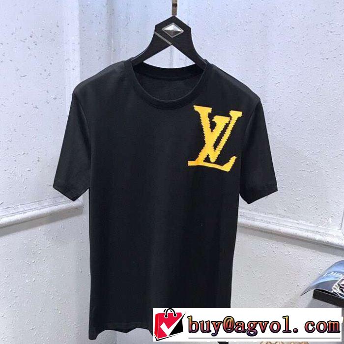 2色可選 ルイ ヴィトン LOUIS VUITTON 今人気の秘訣  Tシャツ/ティーシャツ 一気にトレンド感満載な着こなし 