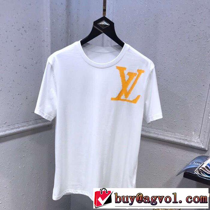 2色可選 ルイ ヴィトン LOUIS VUITTON 今人気の秘訣  Tシャツ/ティーシャツ 一気にトレンド感満載な着こなし
