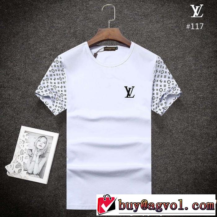  Tシャツ/ティーシャツ 3色可選 好印象な上品スタイル ルイ ヴィトン LOUIS VUITTON 2019春夏の大注目トレンド