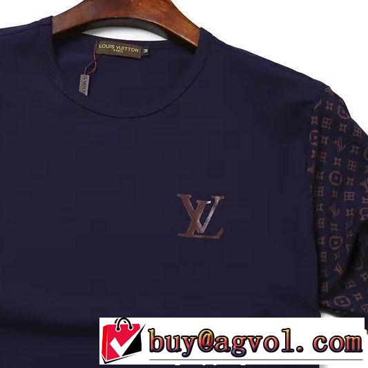Tシャツ/ティーシャツ 3色可選 好印象な上品スタイル ルイ ヴィトン LOUIS VUITTON 2019春夏の大注目トレンド