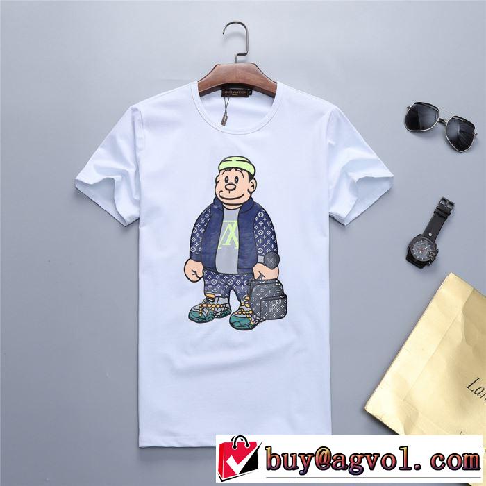 ルイ ヴィトン LOUIS VUITTON 優しげ人気アイテム  Tシャツ/ティーシャツ 2色可選 春夏の流行り2019新品