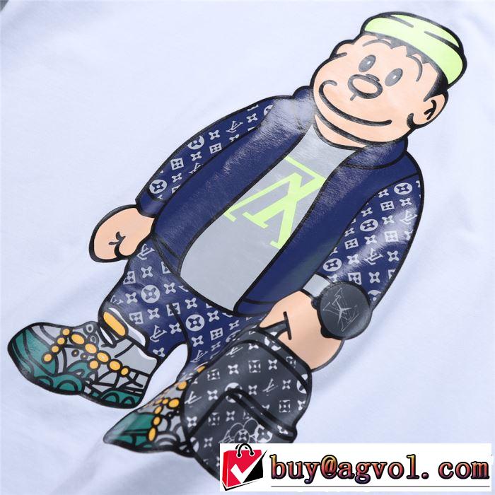 ルイ ヴィトン LOUIS VUITTON 優しげ人気アイテム  Tシャツ/ティーシャツ 2色可選 春夏の流行り2019新品