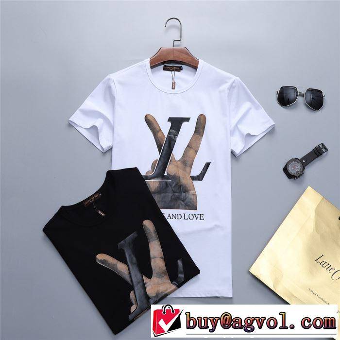  2色可選 今旬のシルエットバランス ルイ ヴィトン LOUIS VUITTON Tシャツ/ティーシャツ 2019年最新ファッション 