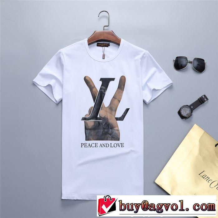 2色可選 今旬のシルエットバランス ルイ ヴィトン LOUIS VUITTON Tシャツ/ティーシャツ 2019年最新ファッション
