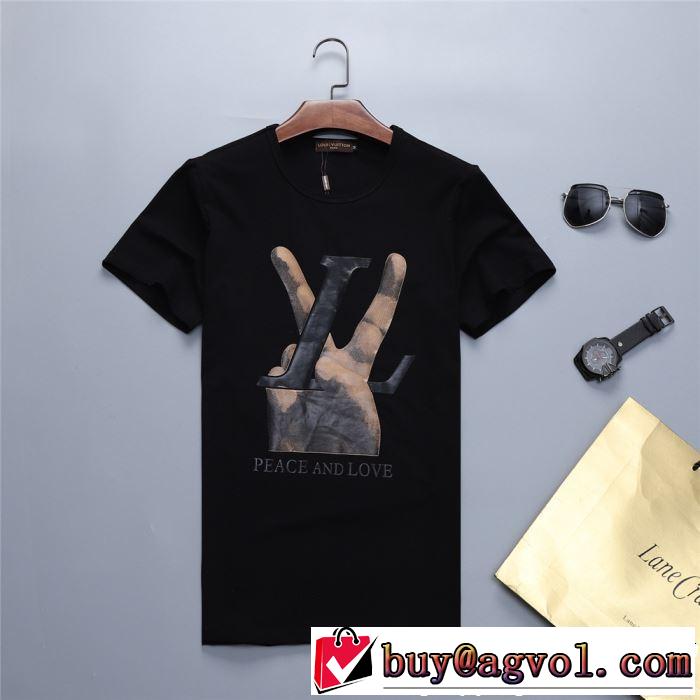 2色可選 今旬のシルエットバランス ルイ ヴィトン LOUIS VUITTON Tシャツ/ティーシャツ 2019年最新ファッション