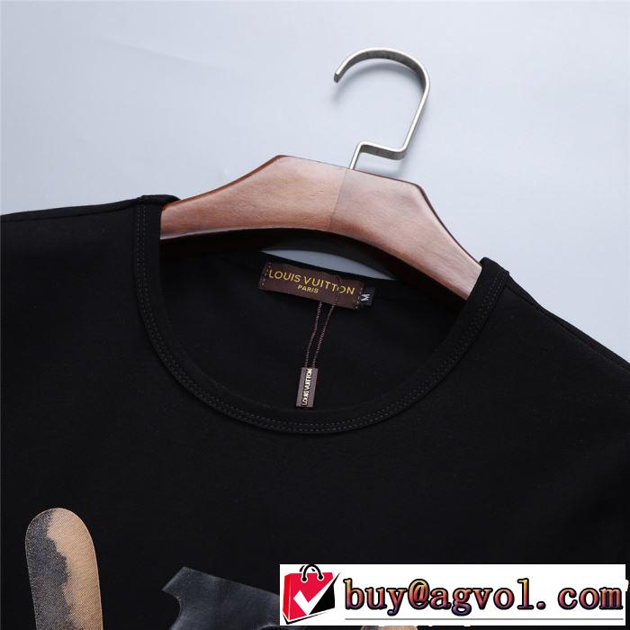 2色可選 今旬のシルエットバランス ルイ ヴィトン LOUIS VUITTON Tシャツ/ティーシャツ 2019年最新ファッション