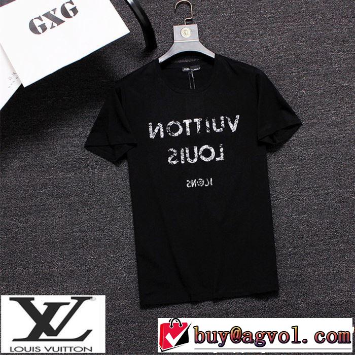  きれいめ派に上質 Tシャツ/ティーシャツ 2色可選 ルイ ヴィトン LOUIS VUITTON 2019年の夏のマスト 