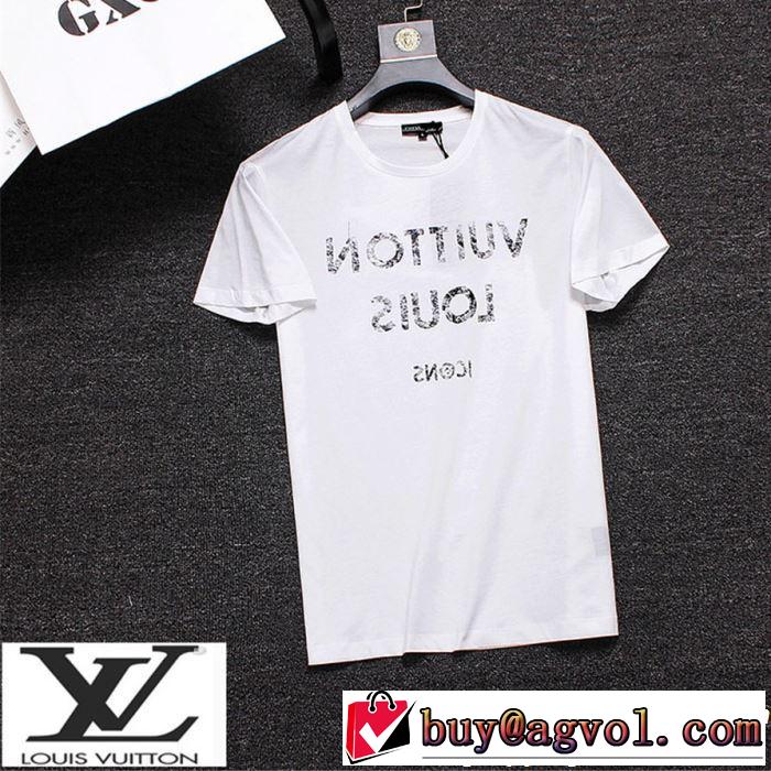 きれいめ派に上質 Tシャツ/ティーシャツ 2色可選 ルイ ヴィトン LOUIS VUITTON 2019年の夏のマスト