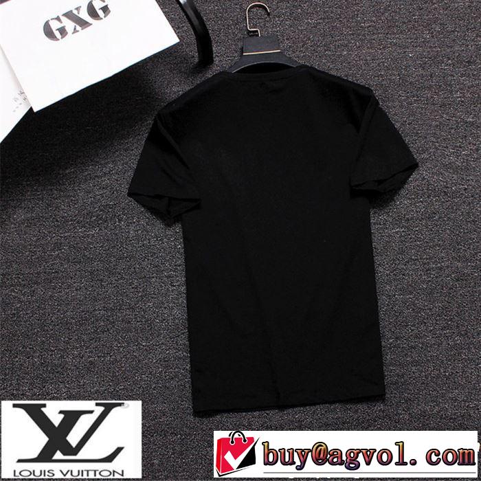 きれいめ派に上質 Tシャツ/ティーシャツ 2色可選 ルイ ヴィトン LOUIS VUITTON 2019年の夏のマスト