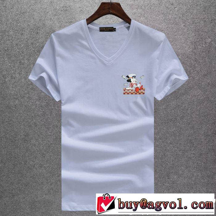 LOUIS VUITTON おすすめ大人かわいい着こなし ルイ ヴィトン2019年の夏のマスト  Tシャツ/ティーシャツ 3色可選