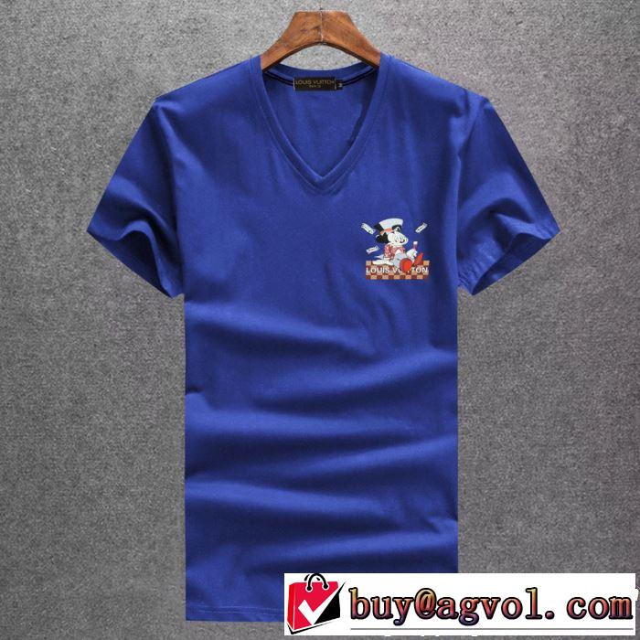 LOUIS VUITTON おすすめ大人かわいい着こなし ルイ ヴィトン2019年の夏のマスト  Tシャツ/ティーシャツ 3色可選