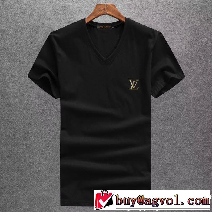  Tシャツ/ティーシャツ 3色可選 春夏に役立つカジュアル ルイ ヴィトン LOUIS VUITTON 2019春夏トレンドアイテム 