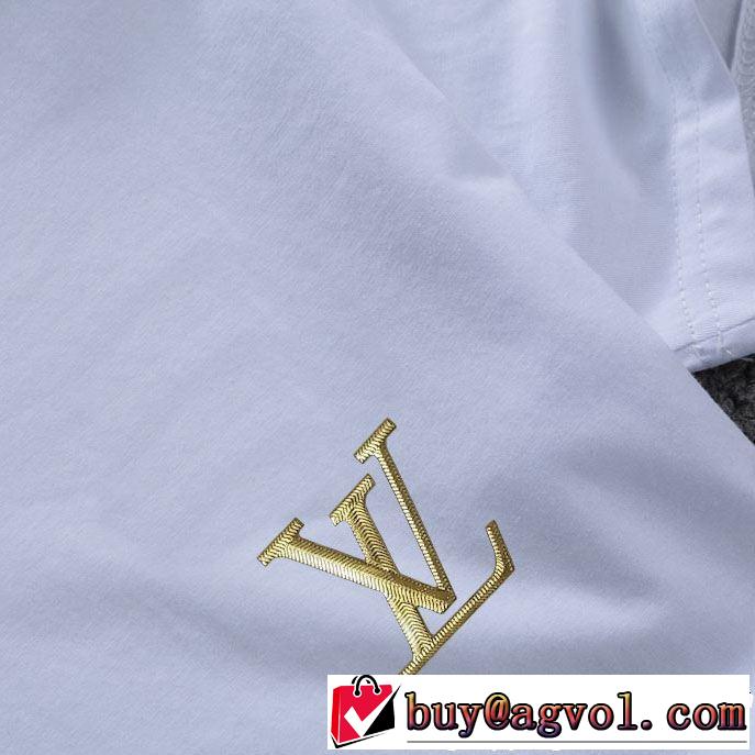 Tシャツ/ティーシャツ 3色可選 春夏に役立つカジュアル ルイ ヴィトン LOUIS VUITTON 2019春夏トレンドアイテム