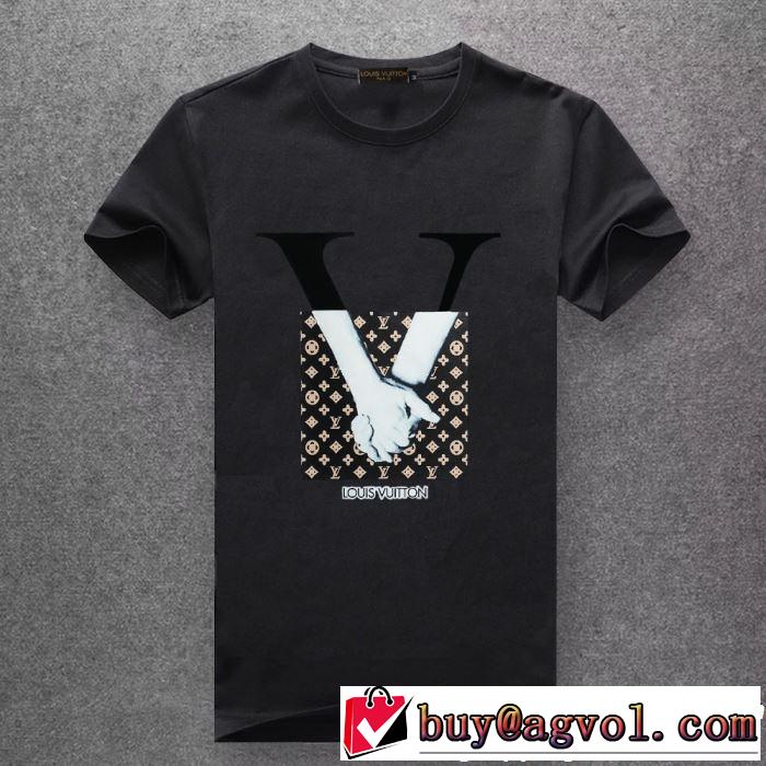 多色可選 夏の大人カジュアルスタイル ルイ ヴィトン 2019春夏も引き続き人気セール LOUIS VUITTON Tシャツ/ティーシャツ