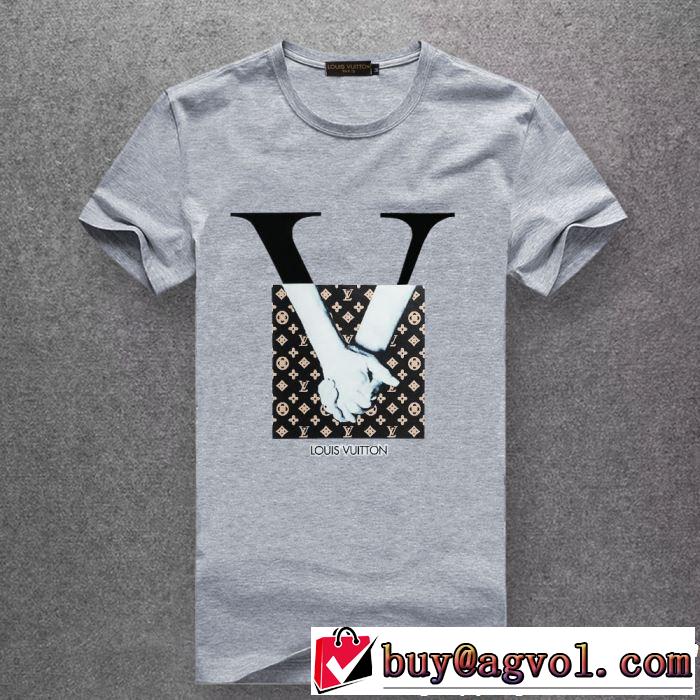 多色可選 夏の大人カジュアルスタイル ルイ ヴィトン 2019春夏も引き続き人気セール LOUIS VUITTON Tシャツ/ティーシャツ