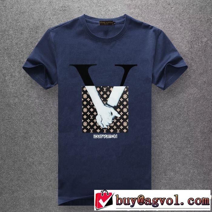 多色可選 夏の大人カジュアルスタイル ルイ ヴィトン 2019春夏も引き続き人気セール LOUIS VUITTON Tシャツ/ティーシャツ