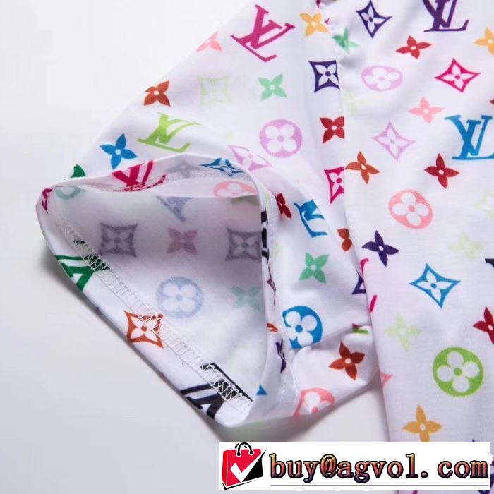 2色可選 大人のカジュアルスタイル ルイ ヴィトン LOUIS VUITTON Tシャツ/ティーシャツ  2019SSのトレンド商品