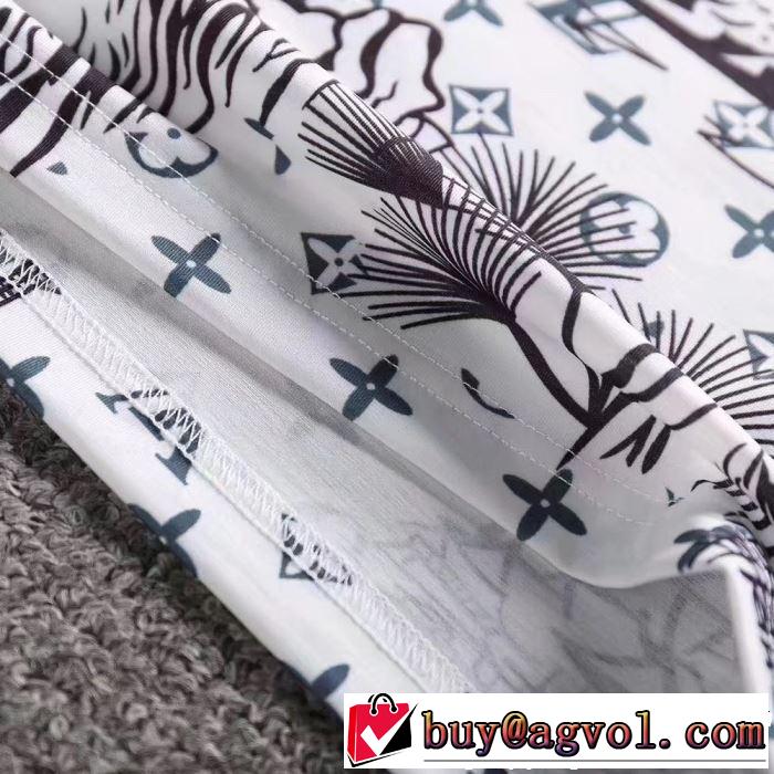 春夏らしい華やか Tシャツ/ティーシャツ 3色可選2019夏色っぽさ  ルイ ヴィトン LOUIS VUITTON