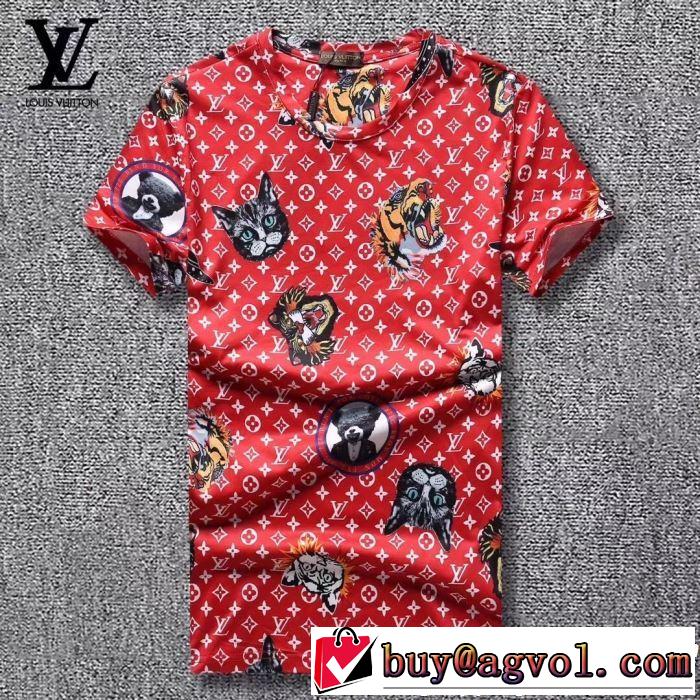 リラックススタイルが実現 ルイ ヴィトン LOUIS VUITTON Tシャツ/ティーシャツ 3色可選 《2019年》今、注目のストリート