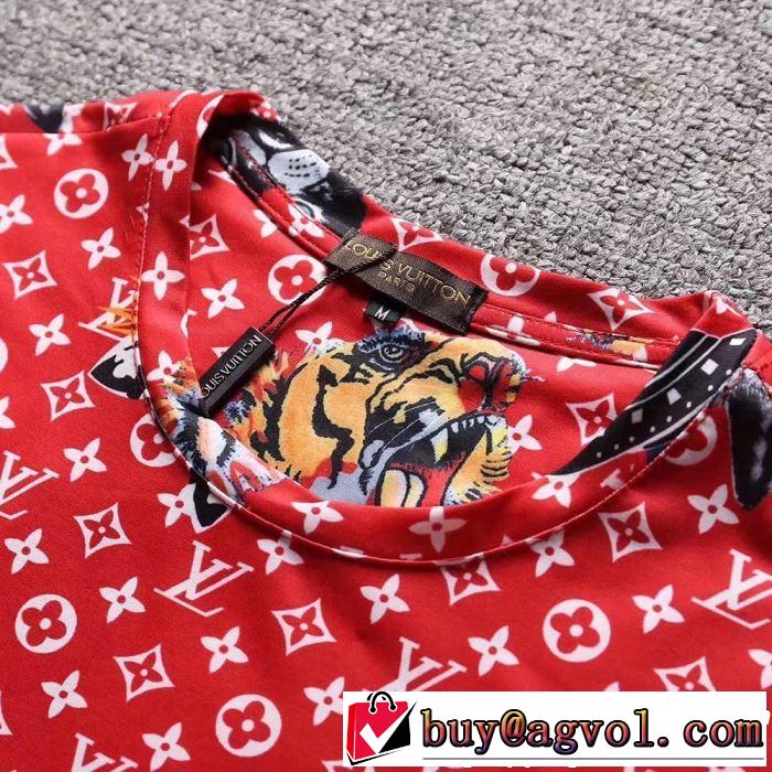 リラックススタイルが実現 ルイ ヴィトン LOUIS VUITTON Tシャツ/ティーシャツ 3色可選 《2019年》今、注目のストリート
