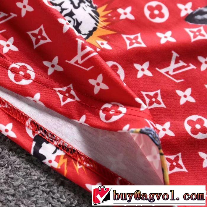 リラックススタイルが実現 ルイ ヴィトン LOUIS VUITTON Tシャツ/ティーシャツ 3色可選 《2019年》今、注目のストリート