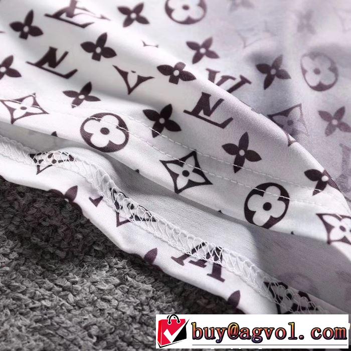2019春夏は人気定番 ルイ ヴィトン LOUIS VUITTONきちんと感が抜群  Tシャツ/ティーシャツ 2色可選