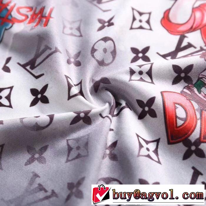 2019春夏は人気定番 ルイ ヴィトン LOUIS VUITTONきちんと感が抜群  Tシャツ/ティーシャツ 2色可選