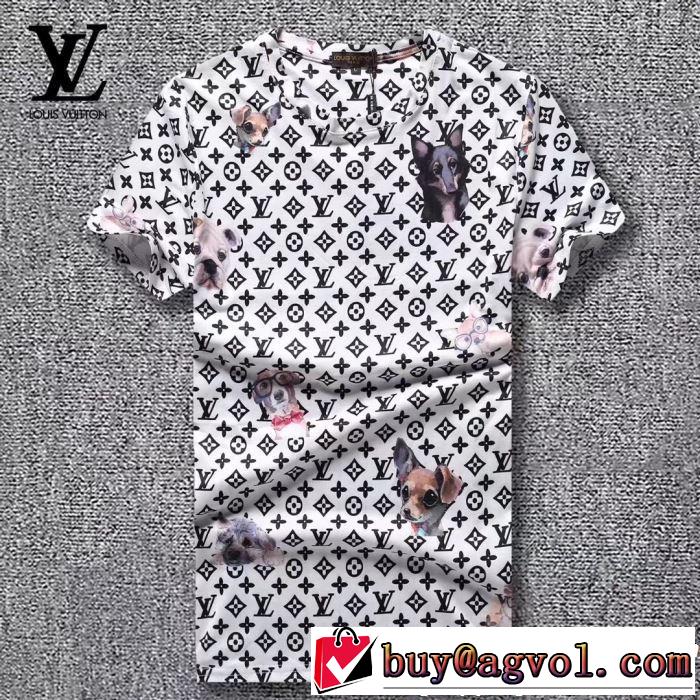 Tシャツ/ティーシャツ 2色可選 ルイ ヴィトン 2019年春夏流行ファッション LOUIS VUITTON 知的優秀アイテム