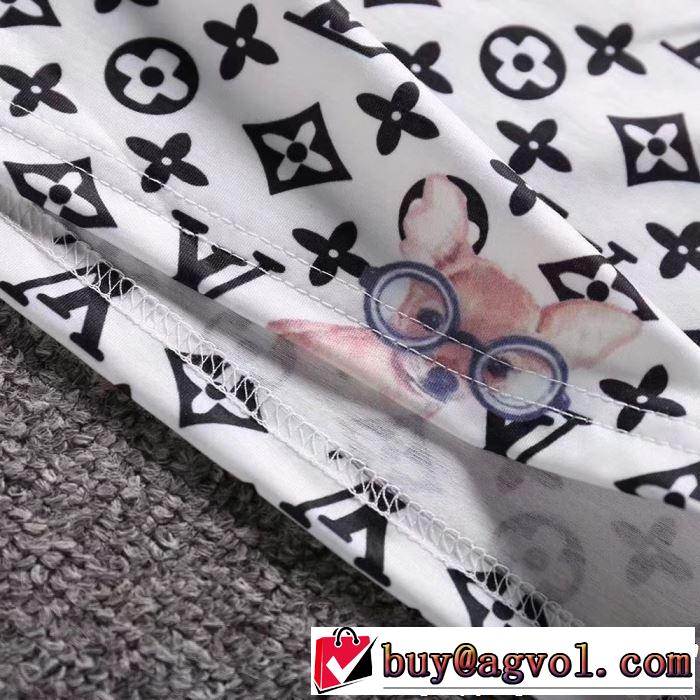 Tシャツ/ティーシャツ 2色可選 ルイ ヴィトン 2019年春夏流行ファッション LOUIS VUITTON 知的優秀アイテム