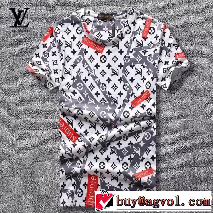 新しい斬新なスタイル ルイ ヴィトン LOUIS VUITTON Tシャツ/ティーシャツ 3色可選 定番のスタイル春夏限定