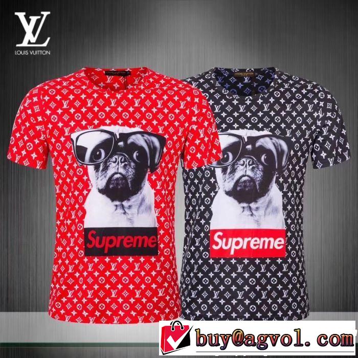  2色可選 オシャレ上級者に ルイ ヴィトン LOUIS VUITTON Tシャツ/ティーシャツ  2019夏ファション新品 