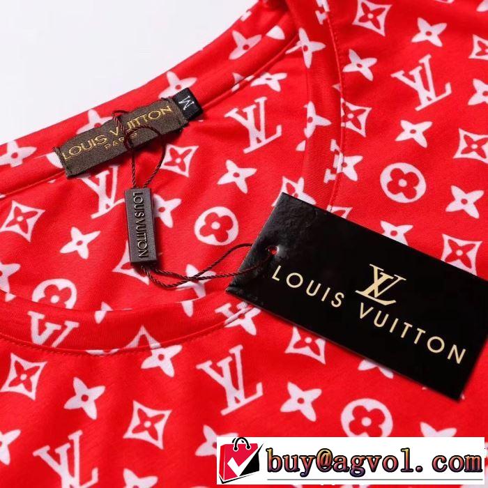 2色可選 オシャレ上級者に ルイ ヴィトン LOUIS VUITTON Tシャツ/ティーシャツ  2019夏ファション新品