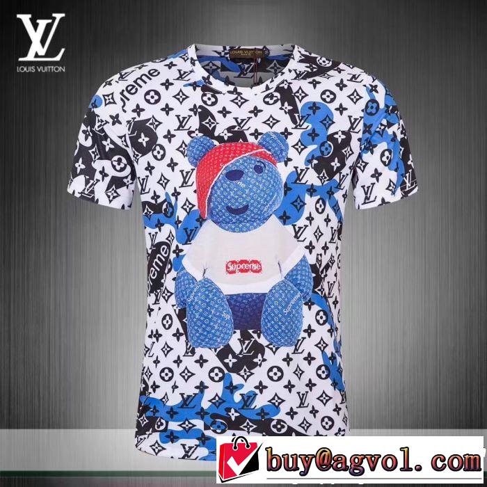  今季流行りの人気新作 ルイ ヴィトン LOUIS VUITTON Tシャツ/ティーシャツ 2色可選 2019年夏の一押しファッションアイテム 