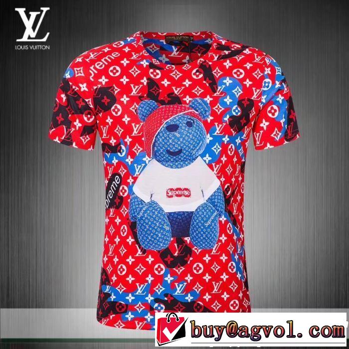 今季流行りの人気新作 ルイ ヴィトン LOUIS VUITTON Tシャツ/ティーシャツ 2色可選 2019年夏の一押しファッションアイテム