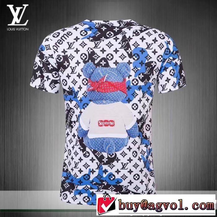 今季流行りの人気新作 ルイ ヴィトン LOUIS VUITTON Tシャツ/ティーシャツ 2色可選 2019年夏の一押しファッションアイテム